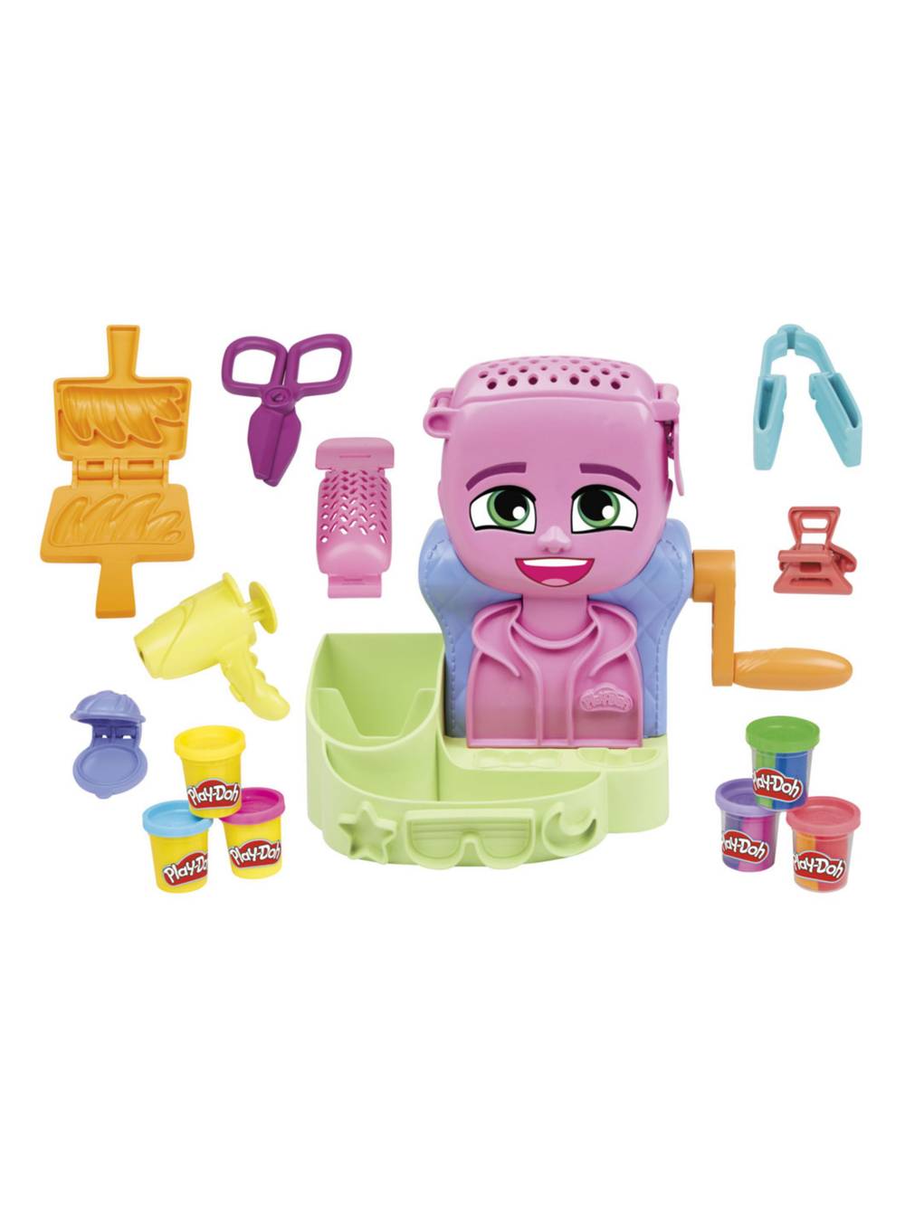 Playdoh set masas y plastilinas peluquería con estilo