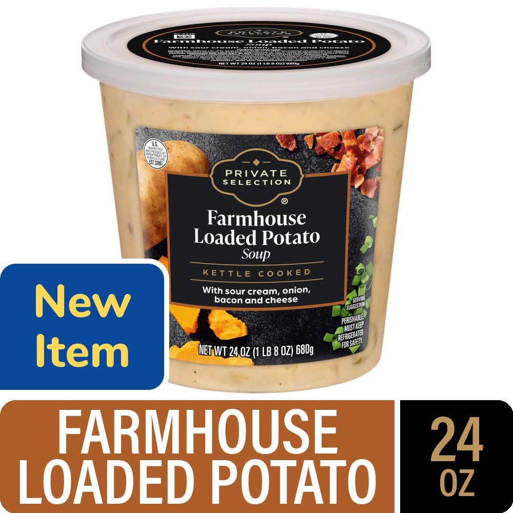 Private Selection Kettle Cooked Farmhouse Loaded Potato Soup (24 oz)