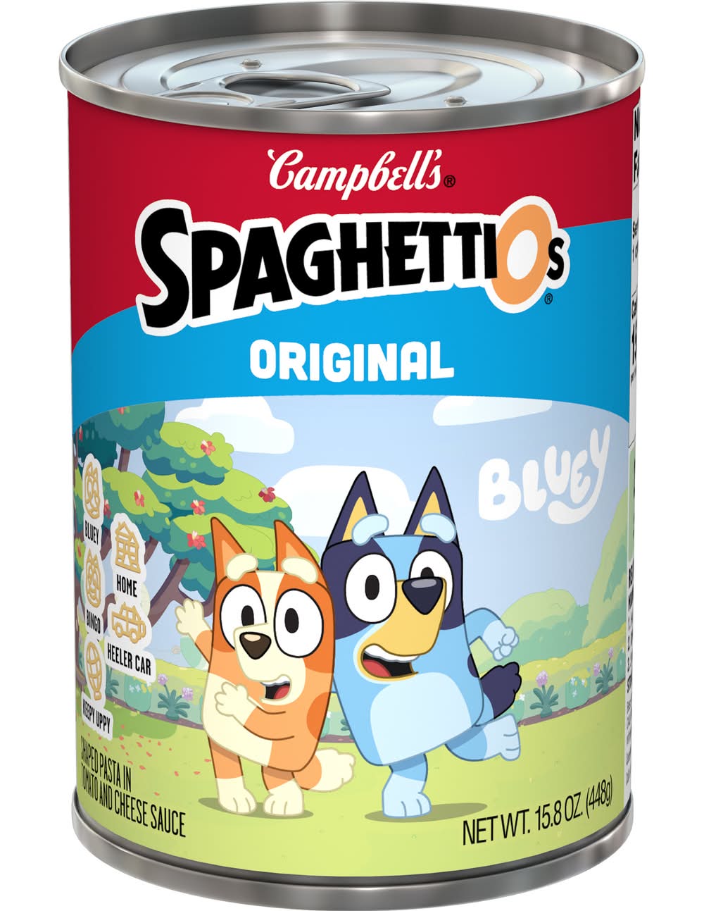 SpaghettiOs Original Shaped Bluey Pasta in Tomato & Cheese Sauce (15.8 oz)