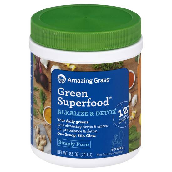Amazing Grass Alkalize & Detox Simply Pure Green Superfood