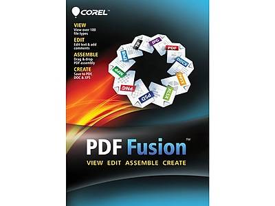 Corel PDF Fusion for 1 User, Windows, DVD/Download (CORK1Z800F044)