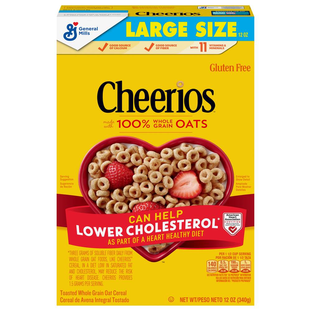 Cheerios Large Size Whole Grain Oats Cereal