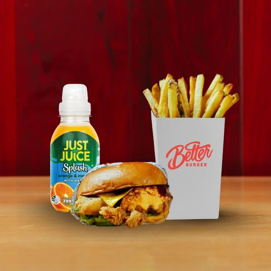 Kids Chicken Burger Combo