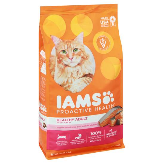 Iams Proactive Health Salmon & Tuna Dry Cat Food (7 lbs)