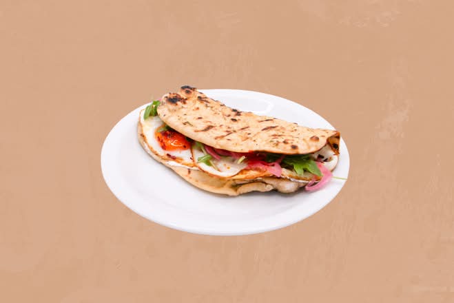 Freshly Baked Roti - Fried eggs