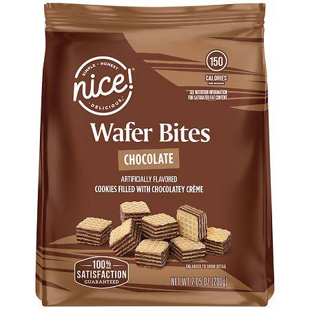 Nice! Wafer Bites Chocolate - 7.05 oz