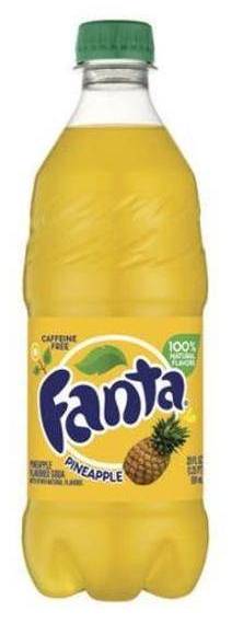 Fanta Fruit Soda, Pineapple (20 fl oz)