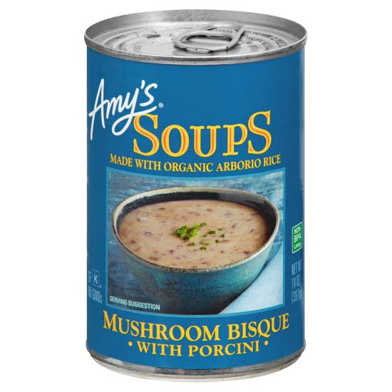 Amy's Gluten Free Soup (mushroom bisque with porcini)