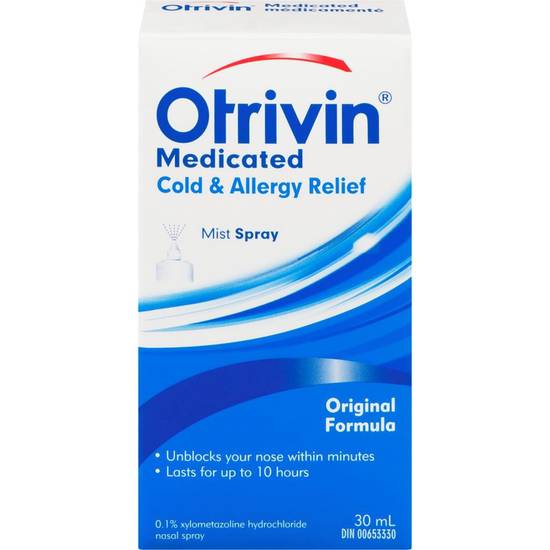 Otrivin Cold & Allergy Decongestant Nasal Spray