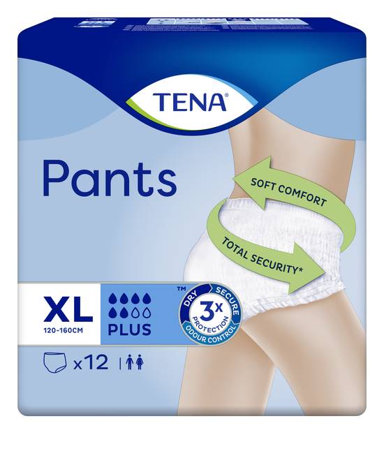 Tena - Sous vêtement incontinence pants plus taille xl (12 pièces)