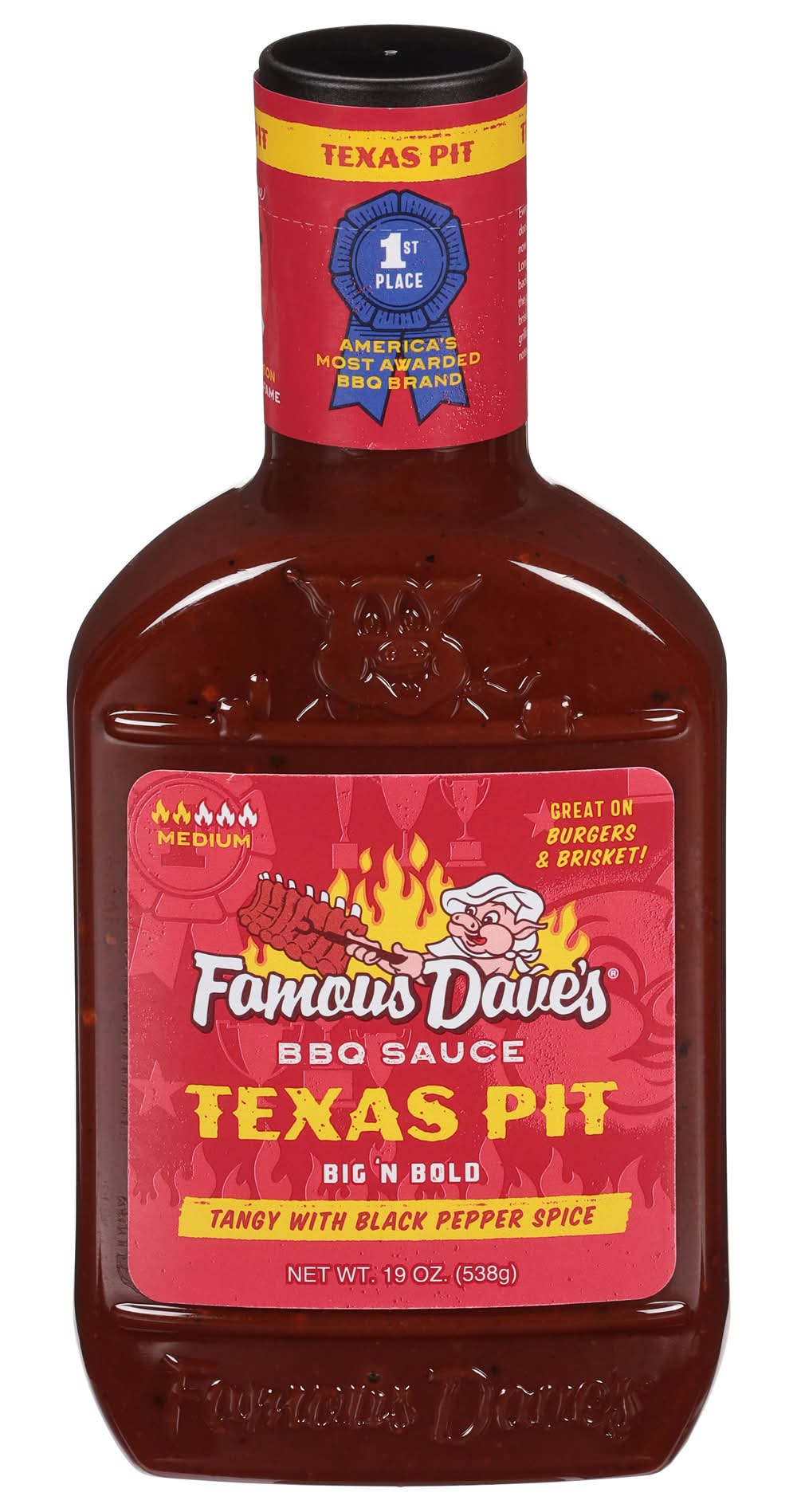 Famous Dave's Texas Pit Bbq Sauce (19 oz)