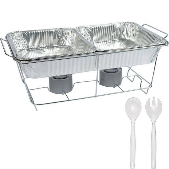 5 x 4 Aluminum Foil Pans, 8.8oz Disposable Trays Containers 50pcs