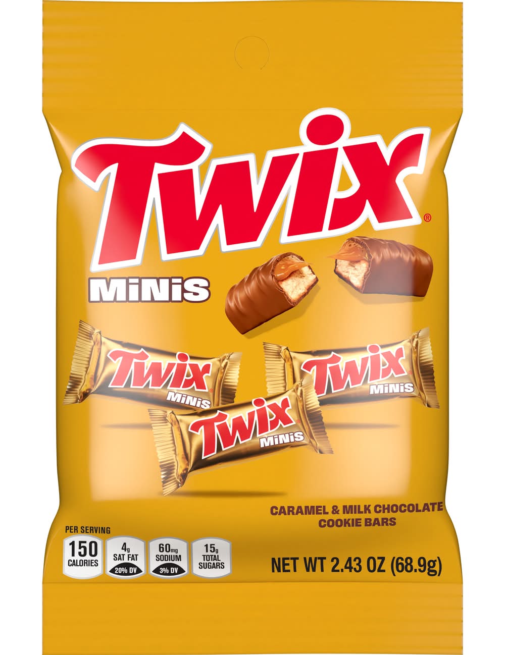 Twix Minis Cookie Bars (2.43 oz)