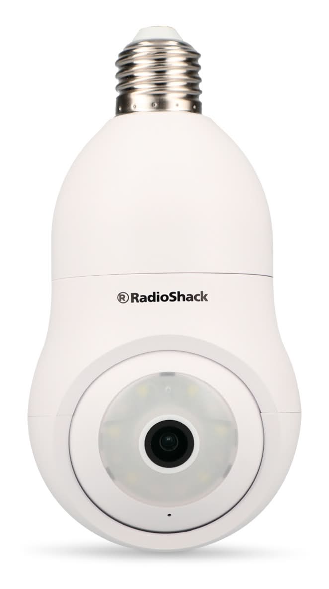 RadioShack · Cámara inteligente tipo foco 3 mp wi-fi, blanco