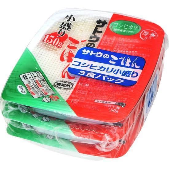サトウ食品 サトウのごはん こだわりコシヒカリ小盛 (150g x 3)