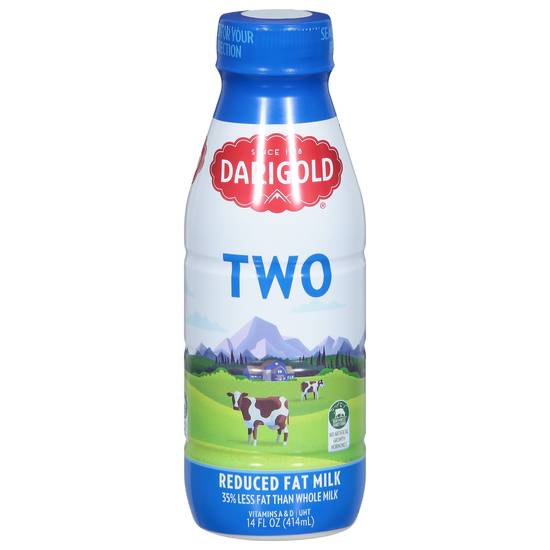 Darigold Two Reduced Fat Milk (14 fl oz)
