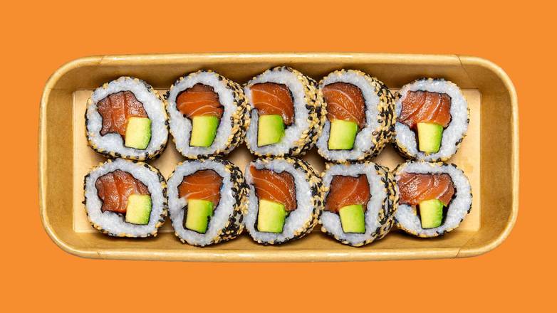 classic salmon + avocado roll