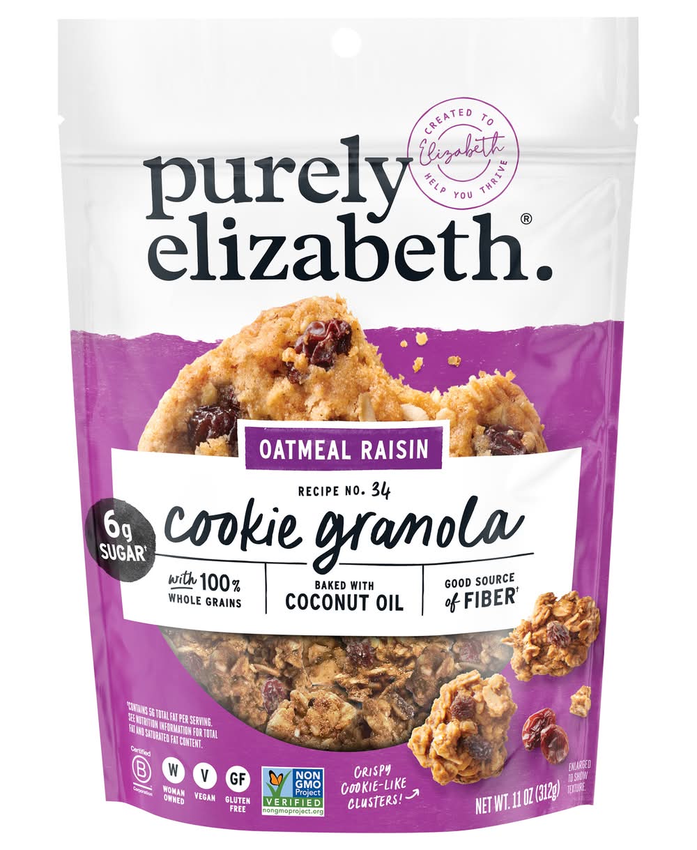 Purely Elizabeth Cookie Granola, Oatmeal Raisin (11 oz)