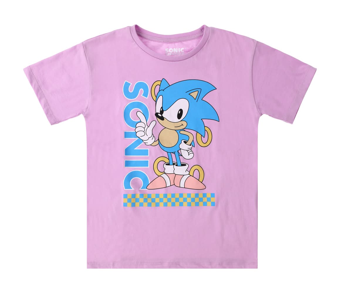 Juniors Sonic The Hedgehog™ Graphic Tee Small Light Purple