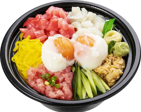 かきまぜ丼（ネタ倍） Mixed Rice Bowl (Double Topping)