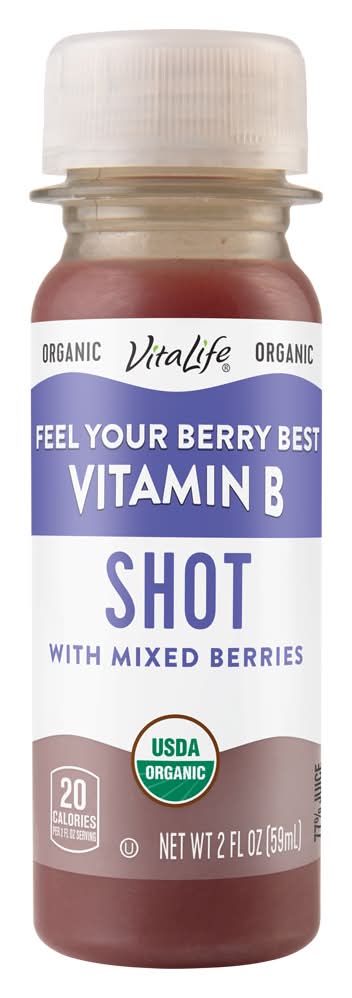 VitaLife Vitamin B Shot, Mixed Berries (2 fl oz)