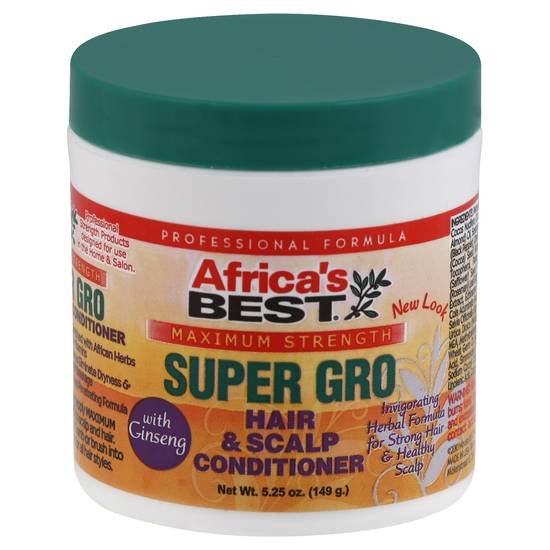 Africa's Best Super Gro Hair & Scalp Conditioner With Ginseng
