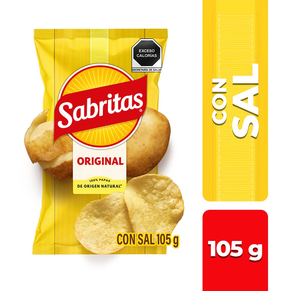 Sabritas · Papas fritas original con sal (105 g)