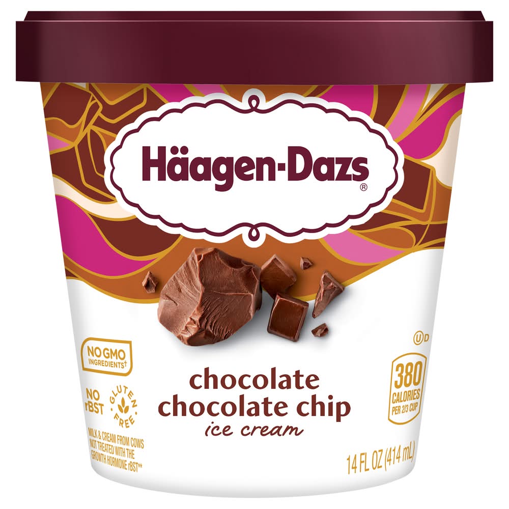 Häagen-Dazs Ice Cream, Chocolate Chocolate Chip (14 fl oz)