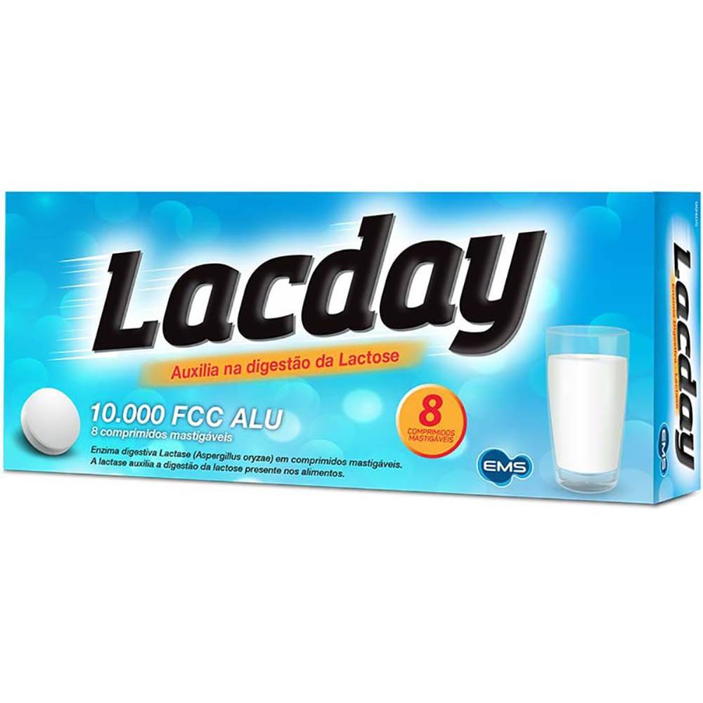 Ems lacday 10.000 fcc (8 comprimidos)