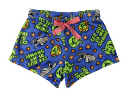 Juniors Printed Plush Short Large Shrek & Fiona
