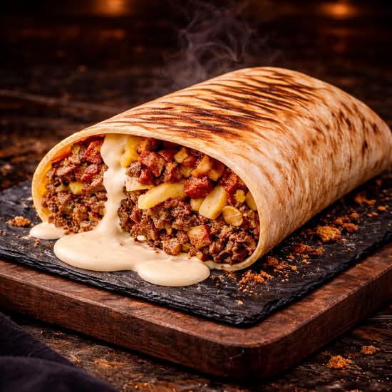 Le French Tacos bacon Emmental Râpé