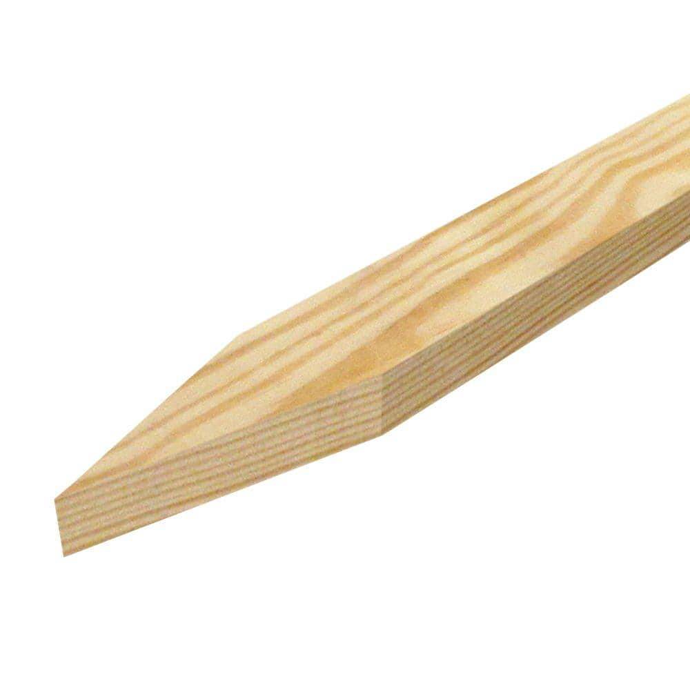 Grade Stakes-Pine (12-Pack) (Common: 1 In. X 2 In. X 1-1/2 Ft.; Actual: .562 In. X 1.375 In. X 17.5 In.)