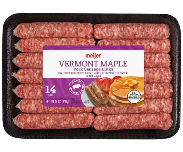 Fresh From Meijer Maple Sausage Links (12 oz)