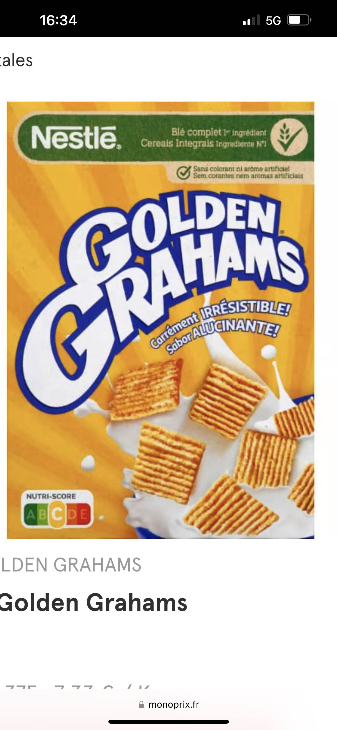 Céréales Grahams