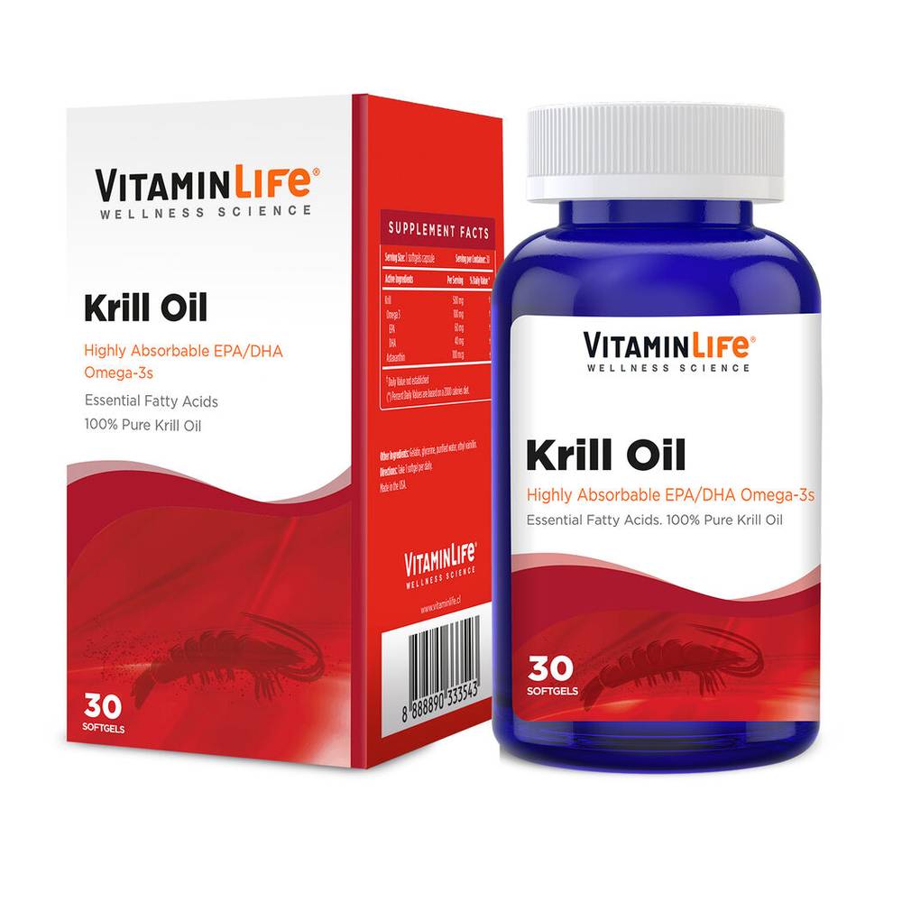 Aceite de krill 500mg  VITAMINLIFE