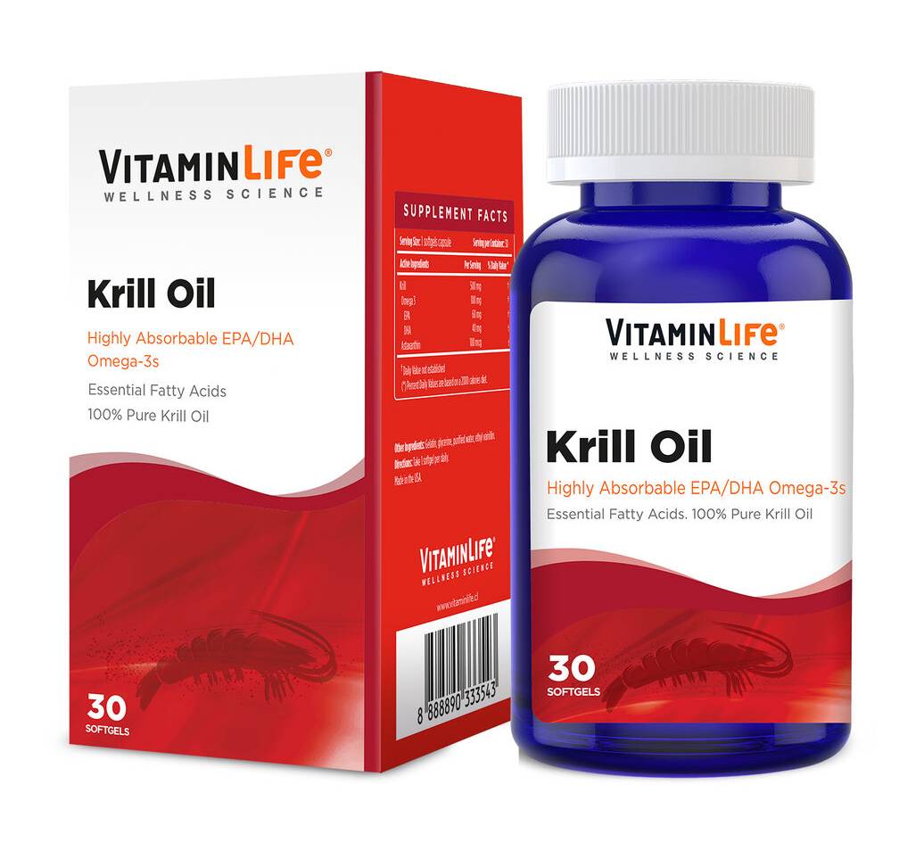 Aceite de krill 500mg  VITAMINLIFE