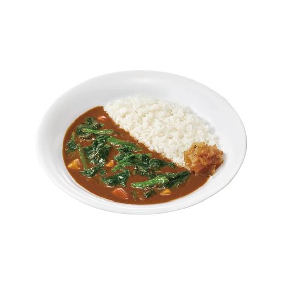 ほうれん草カレーPork Curry Rice w/ Spinach