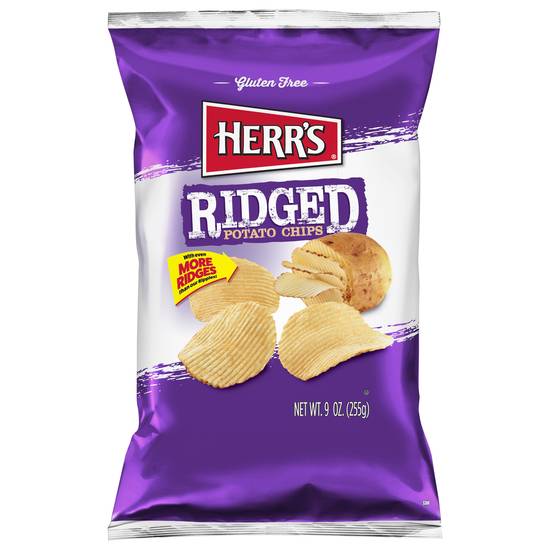 Herr's Ridged Potato Chips (9 oz)