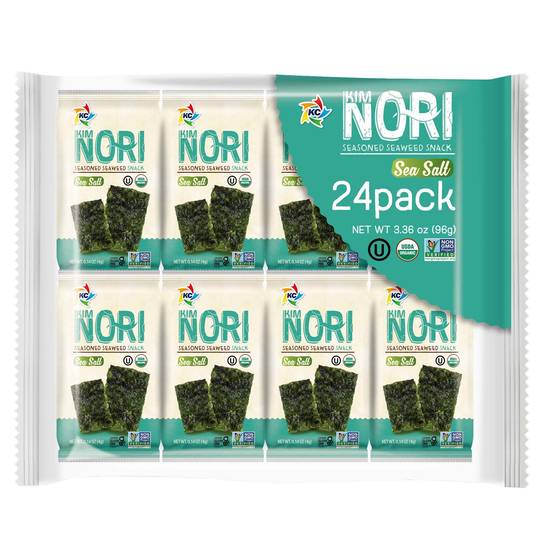 Kimnori Sea Salt Seaweed Snack (24 pack)