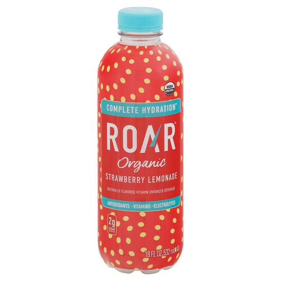 Roar Organic Strawberry Lemonade (18 fl oz)