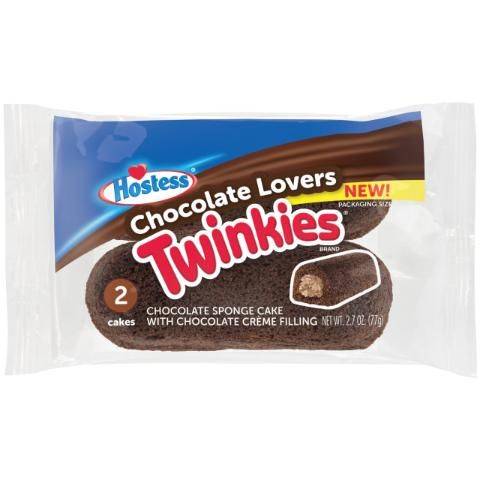 Hostess Twinkies Chocolate Lovers 2 Count 2.7oz