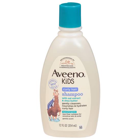 Aveeno Oat Extract & Shea Butter Kids Curly Hair Shampoo
