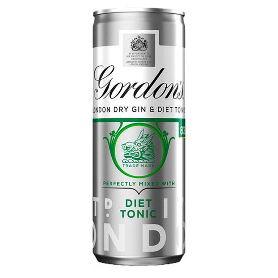 Gordon's w/Schwpps Gin & S'line Tonic 250ml