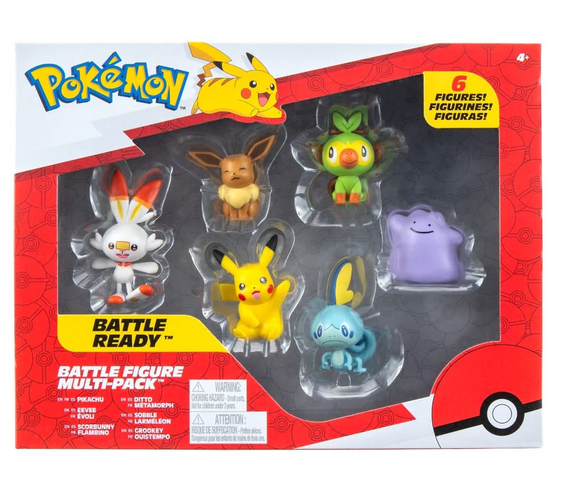 Pokémon · Figuras de batalla (6 un)