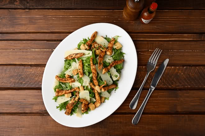 Caesar Salad with Grilled Chicken