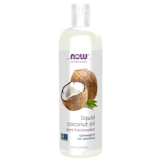 Now Solutions Liquid Pure Fractionated Coconut Oil