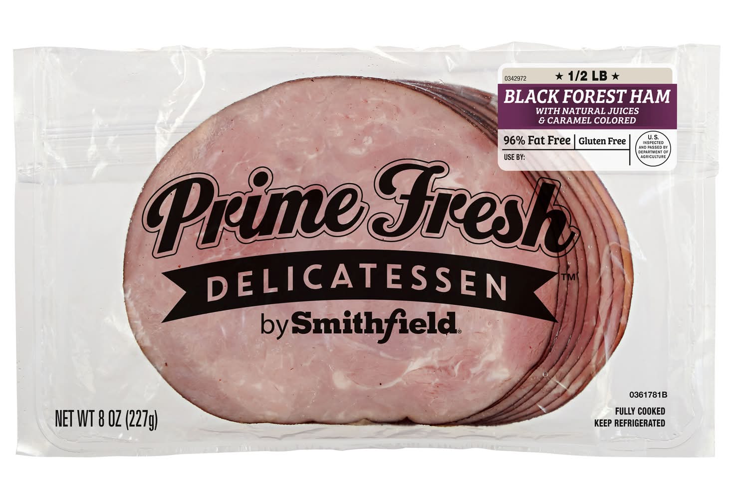 Smithfield Prime Fresh Delicatessen Ham, Black Forest (8 oz)