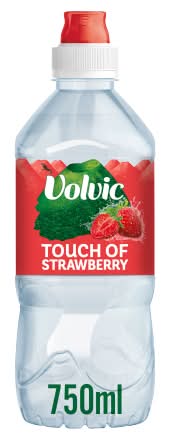 Volvic Strawberry, Fruit Natural Flavoured Water (750ml)