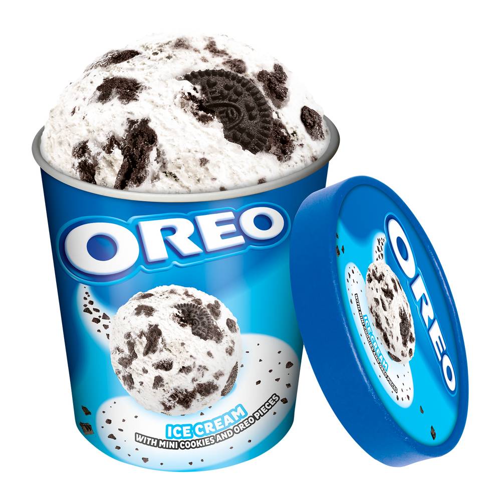 Oreo - Glaces garnie de morceaux de biscuits oréo