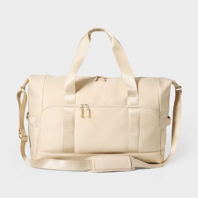 All In Motion Faux Neoprene Weekender Bag 35 L, Cream
